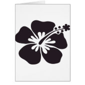 black hibiscus flower (Front)