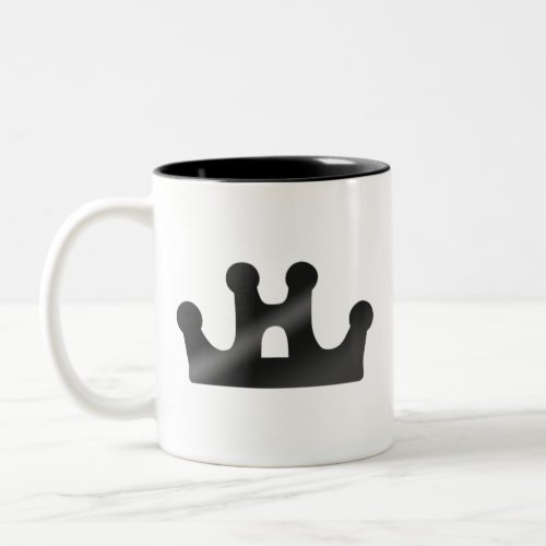 Black Hierarchy Logo Two_Tone Coffee Mug