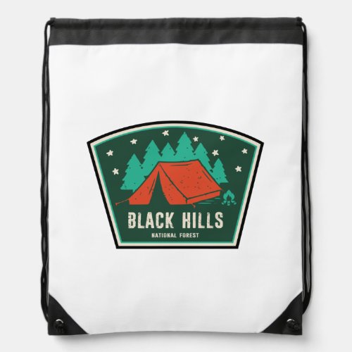 Black Hills National Forest Camping Drawstring Bag