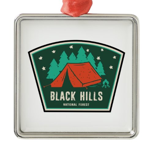 Black Hills National Forest Camping Metal Ornament