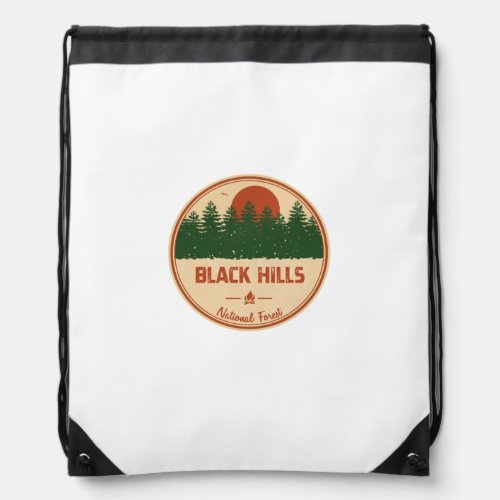Black Hills National Forest Drawstring Bag