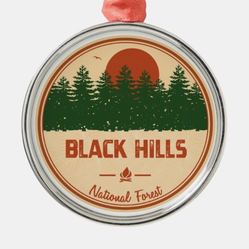 Black Hills National Forest Metal Ornament