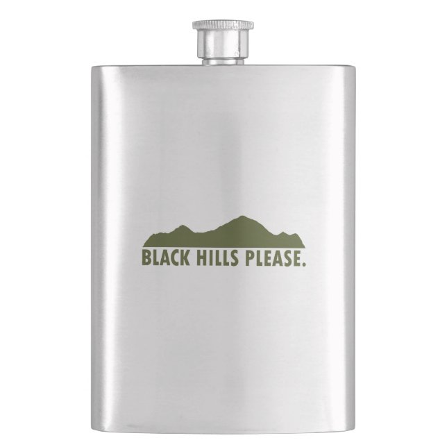 Black Hills Please Flask (Front)