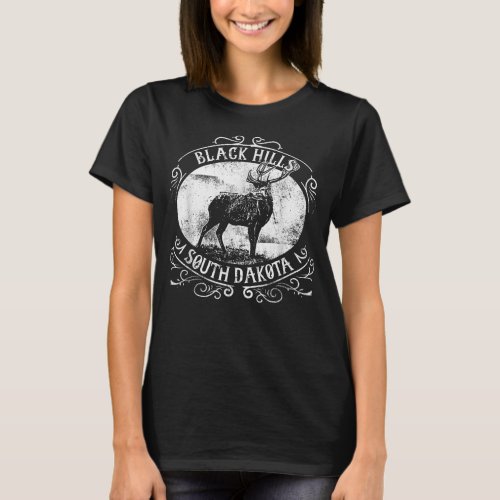 Black Hills South Dakota Deer  T_Shirt