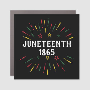 Black History African American Juneteenth 1865 Car Magnet