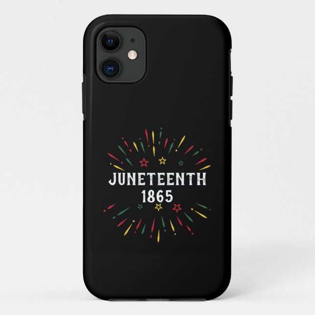 Black History African American Juneteenth 1865 Case-Mate iPhone Case (Back)