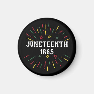 Black History African American Juneteenth 1865 Magnet