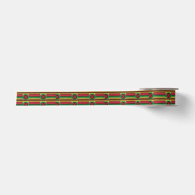 Black History African Ethnic Colors elegant Satin Ribbon | Zazzle