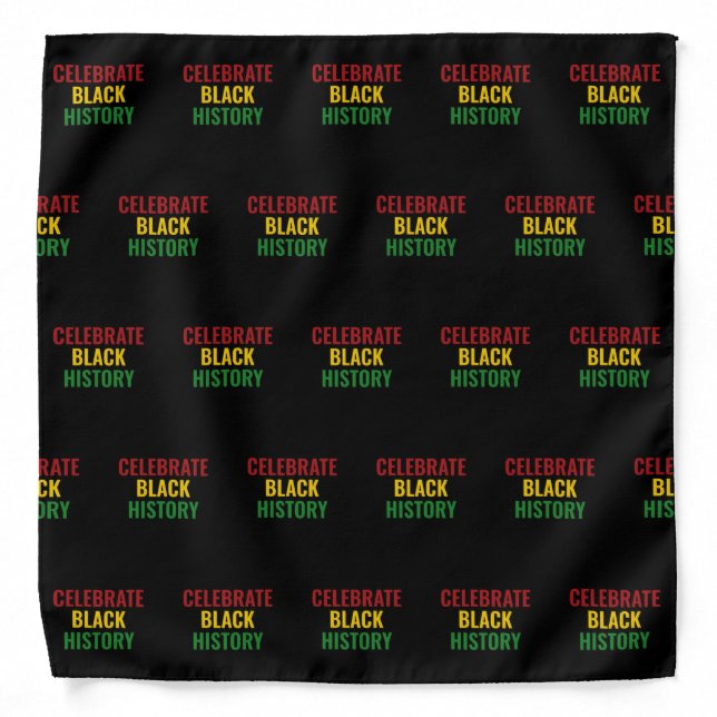BLACK HISTORY BHM BANDANA (Front)