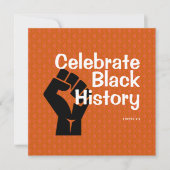BLACK HISTORY BHM Celebrate Month Season (Front)