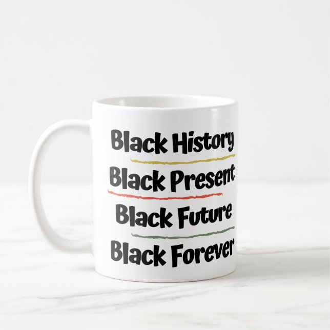 Black History ... Black Future Mug (Left)
