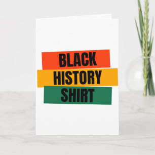 Black History Black History Month African America  Card