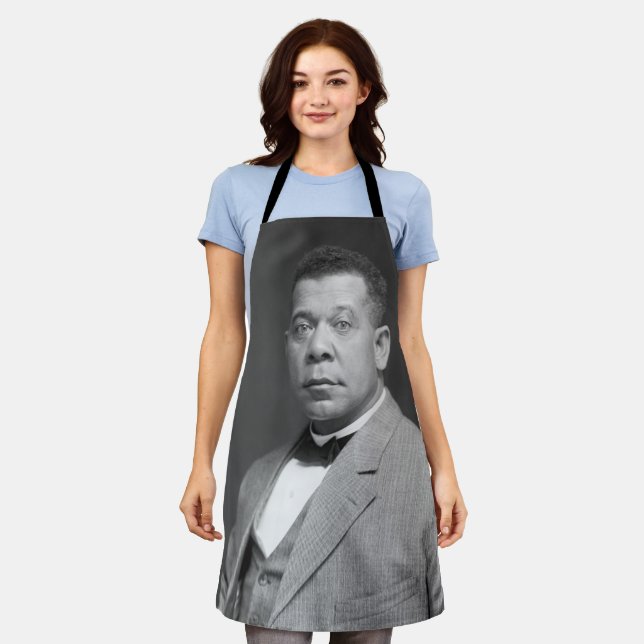 Black History: Booker T Washington, Civil Rights Apron (Worn)