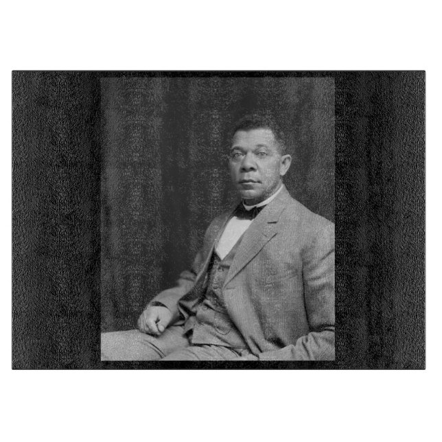 Black History: Booker T Washington, Civil Rights Cutting Board (Front)