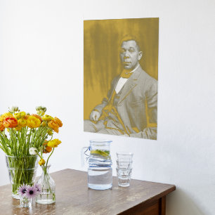Black History: Booker T Washington, Civil Rights Foil Prints