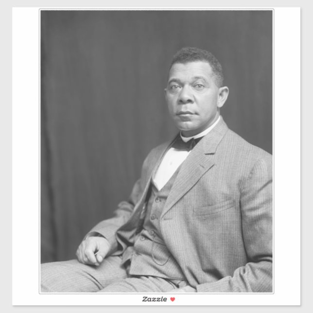 Black History: Booker T Washington, Civil Rights Sticker (Sheet)