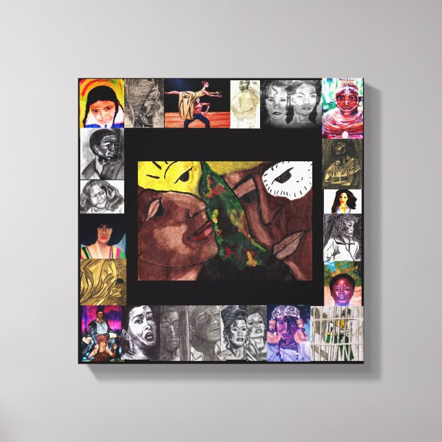 BLACK HISTORY CELEBRATION OF THE PEOPLE canvas (Front)