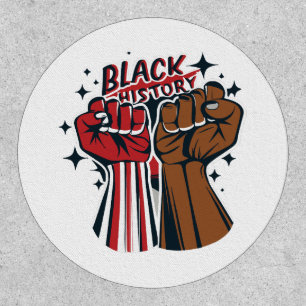 Black History Fists Patch