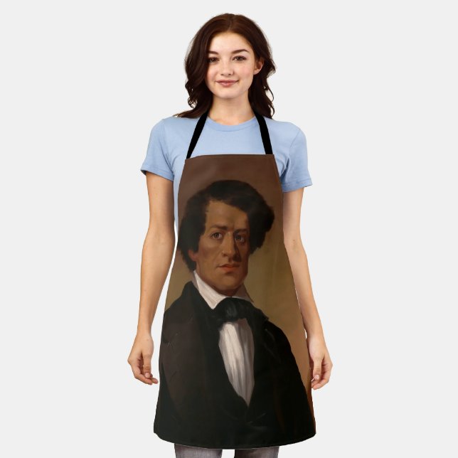 Black History: Fred Douglass Civil Rights 1845 Apron (Worn)