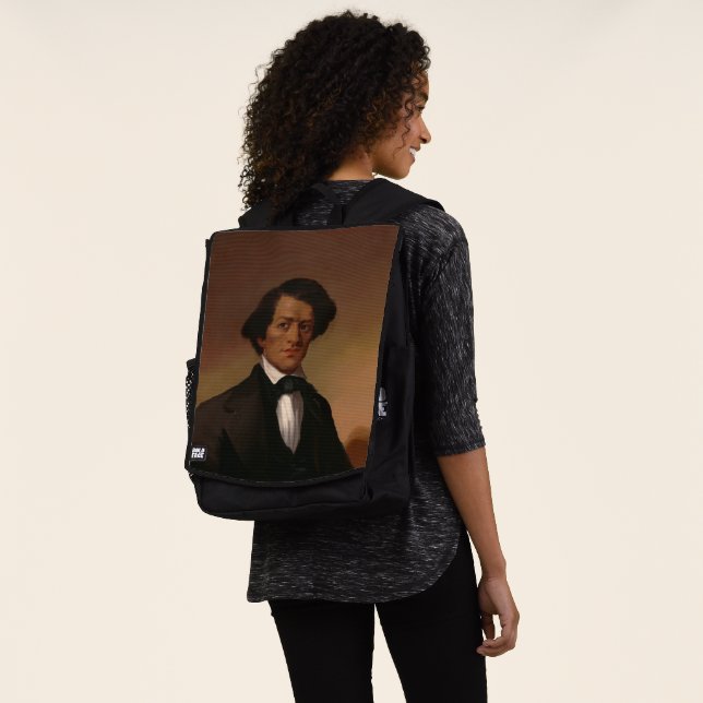 Black History: Fred Douglass Civil Rights 1845 Backpack (Worn)