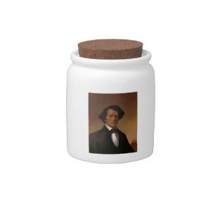 Black History: Fred Douglass Civil Rights 1845 Candy Jar