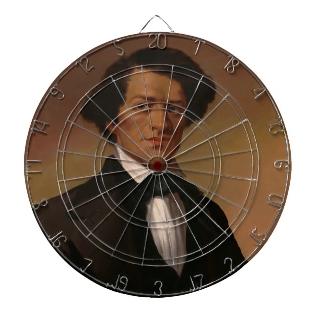 Black History: Fred Douglass Civil Rights 1845 Dart Board (Front)