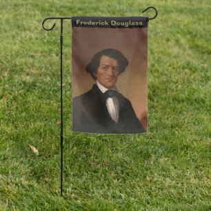 Black History: Fred Douglass Civil Rights 1845 Garden Flag