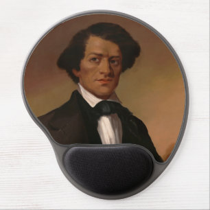 Black History: Fred Douglass Civil Rights 1845 Gel Mouse Pad