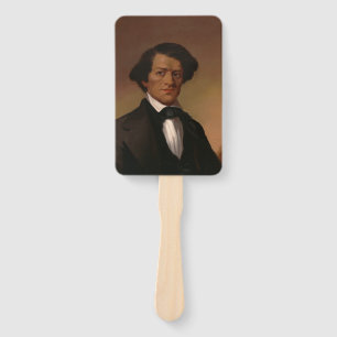 Black History: Fred Douglass Civil Rights 1845 Hand Fan
