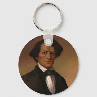 Black History: Fred Douglass Civil Rights 1845 Keychain