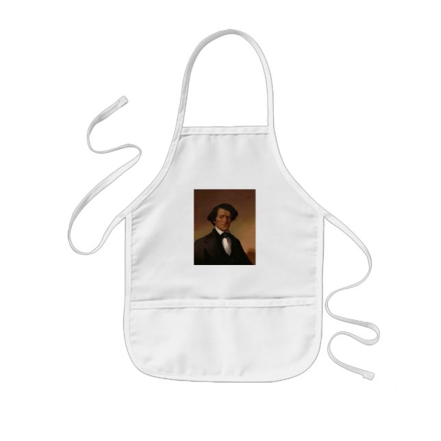 Black History: Fred Douglass Civil Rights 1845 Kids' Apron (Front)
