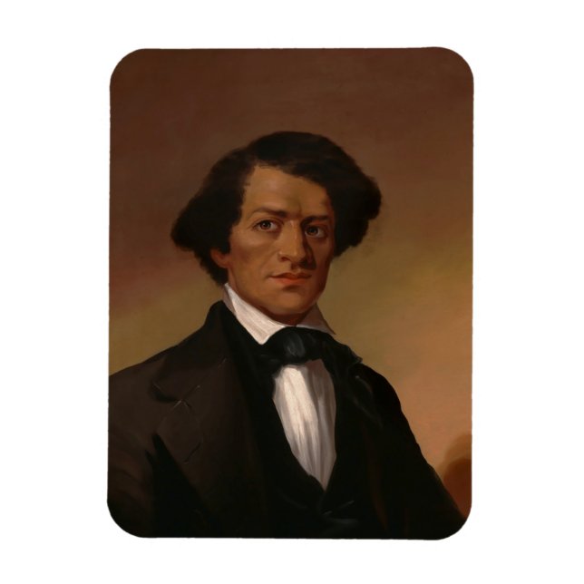 Black History: Fred Douglass Civil Rights 1845 Magnet (Vertical)