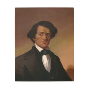Black History: Fred Douglass Civil Rights 1845 Metal Print