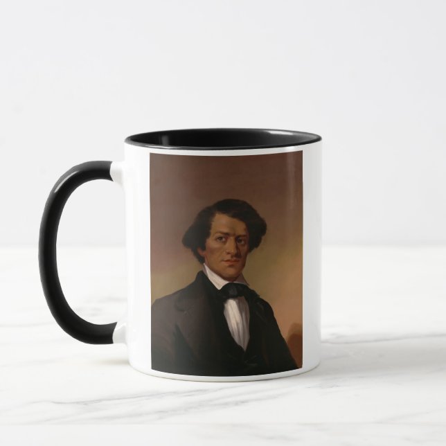 Black History: Fred Douglass Civil Rights 1845 Mug (Left)