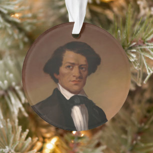 Black History: Fred Douglass Civil Rights 1845 Ornament