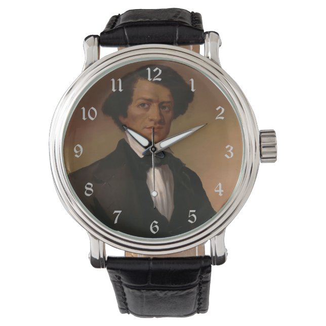 Black History: Fred Douglass Civil Rights 1845 Watch (Front)