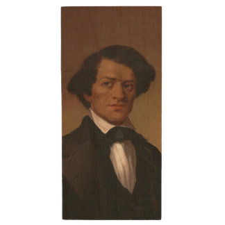 Black History: Fred Douglass Civil Rights 1845 Wood Flash Drive