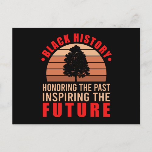 Black History Future African American Gift Postcard