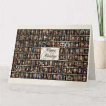 Black History Heroes Happy Holidays Cards: Light