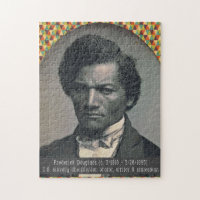 Black History Heroes Puzzle: Frederick Douglass Jigsaw Puzzle
