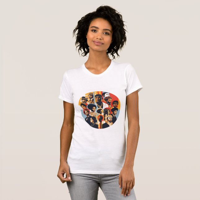 Black History Heroes T-Shirt (Front Full)