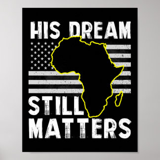 Black History His Dream Still S Martin Luther King Poster