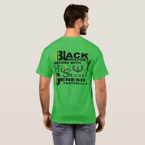 Black History_HiSStory FrontBack T_Shirt