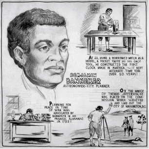 Black History Icon: Benjamin Banneker, Scientist Cutout