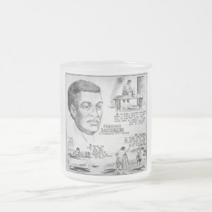 Black History Icon: Benjamin Banneker, Scientist Frosted Glass Coffee Mug