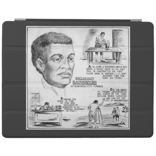 Black History Icon: Benjamin Banneker, Scientist iPad Smart Cover (Horizontal)