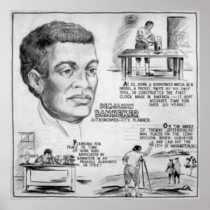 Black History Icon: Benjamin Banneker, Scientist Poster