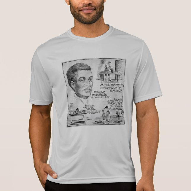Black History Icon: Benjamin Banneker, Scientist T-Shirt (Front)