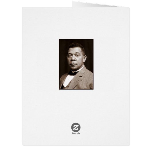 Black History Icon: Booker T Washington, Portrait (Back)