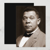 Black History Icon: Booker T Washington, Portrait (Front/Back)